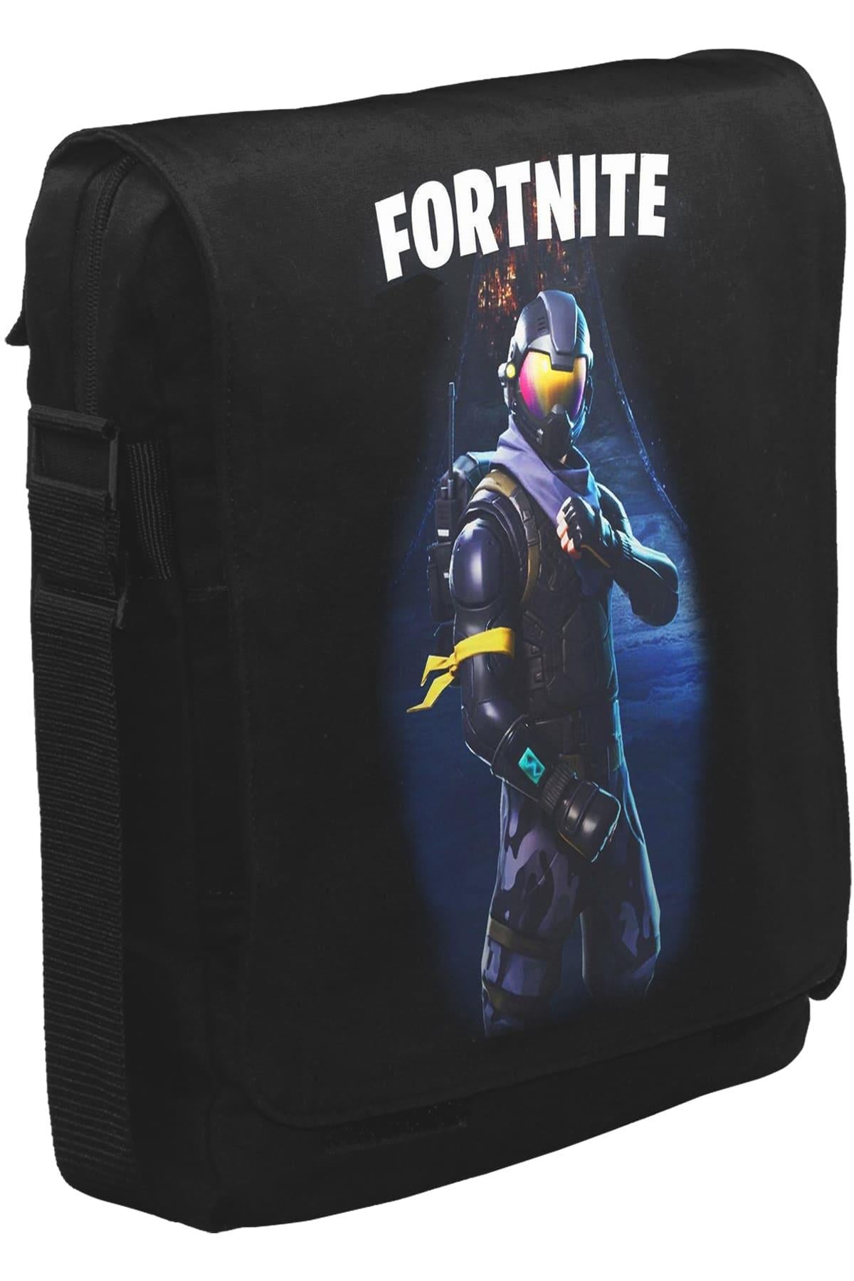Fortnite - Data Unisex Siyah Postacı Çanta