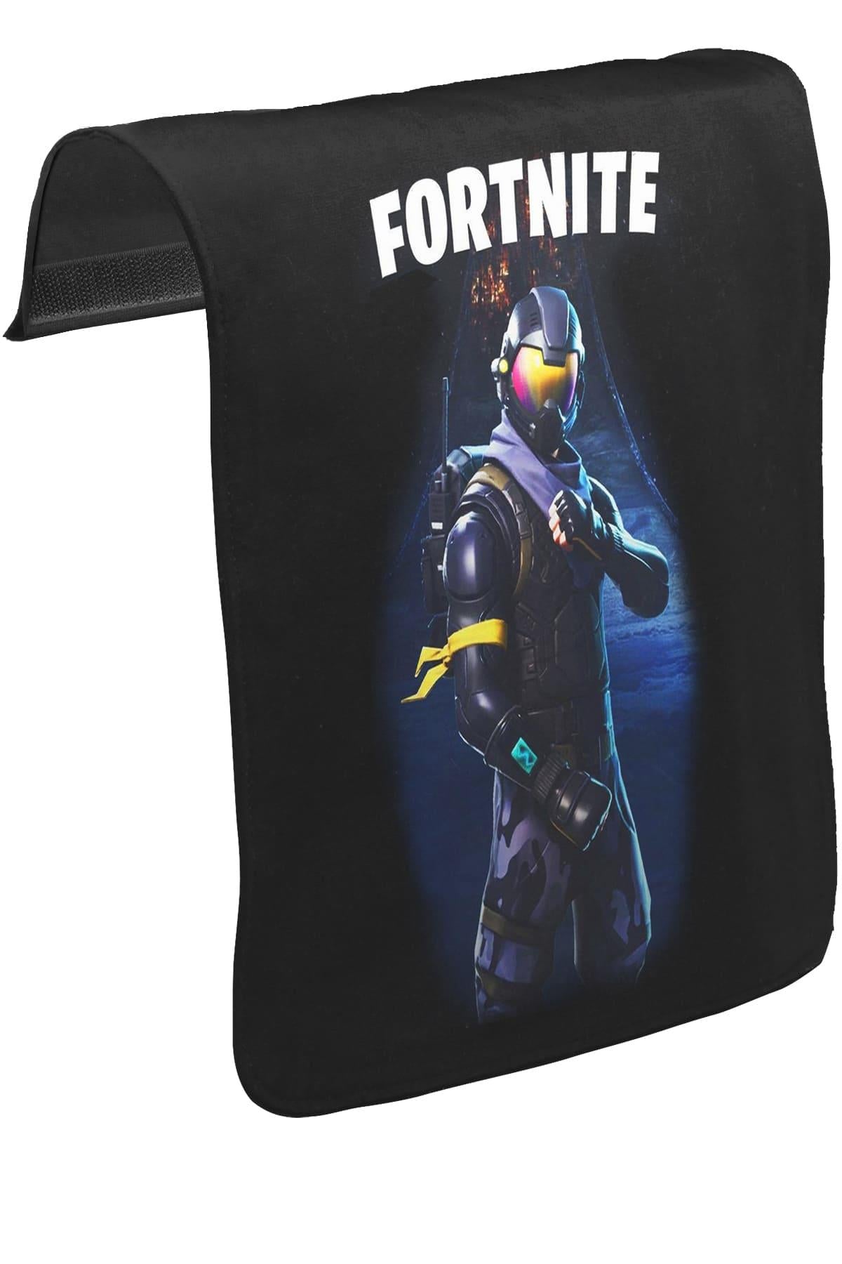 Fortnite - Data Unisex Siyah Tak-Çıkar Postacı Çanta Kapağı CK-1401
