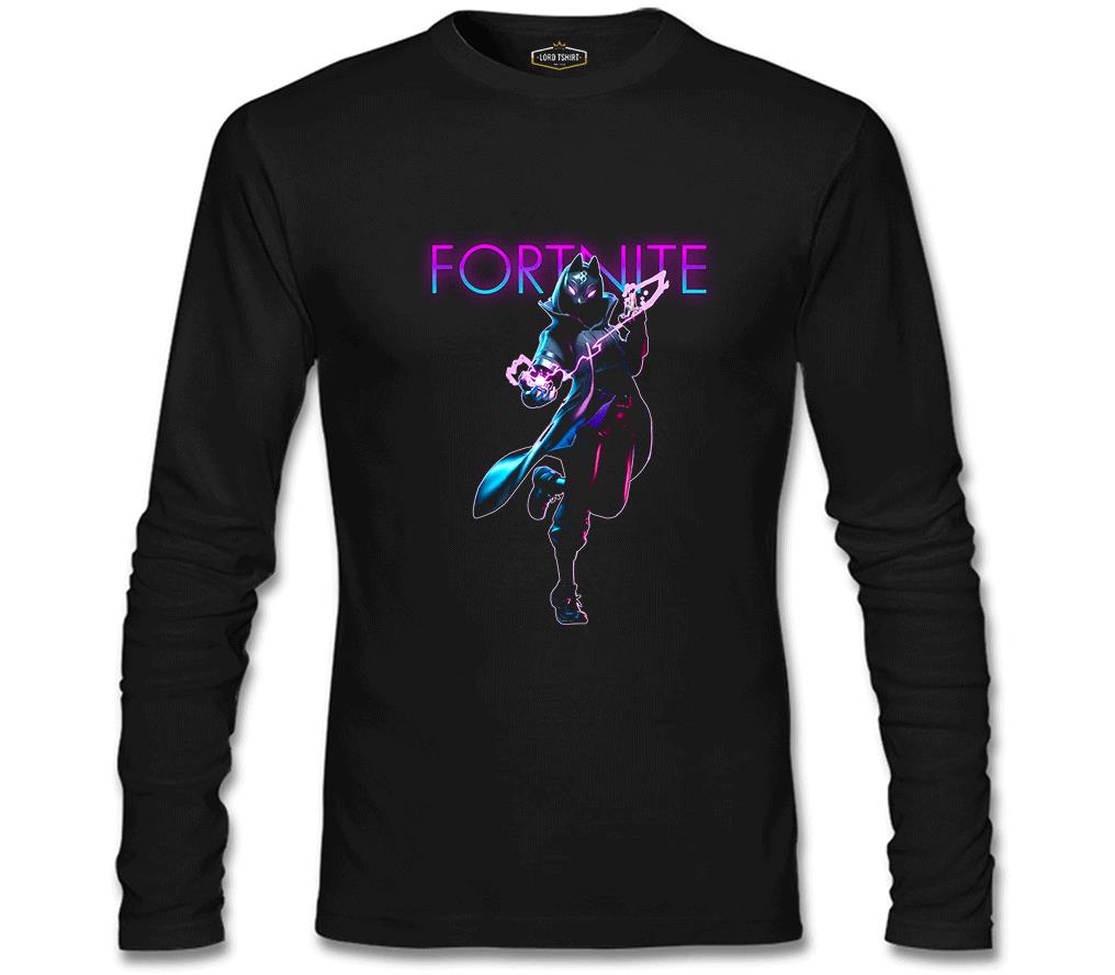 Fortnite - Deriva Siyah Erkek Sweatshirt