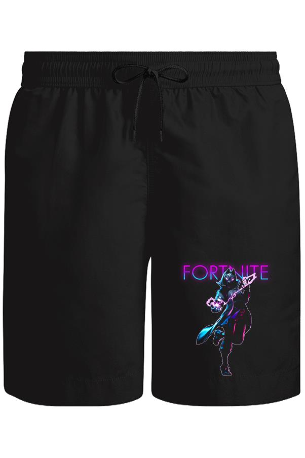 Fortnite - Deriva Unisex Siyah Şort