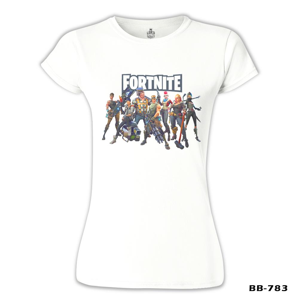 Fortnite - Dream Team Beyaz Kadın Tshirt