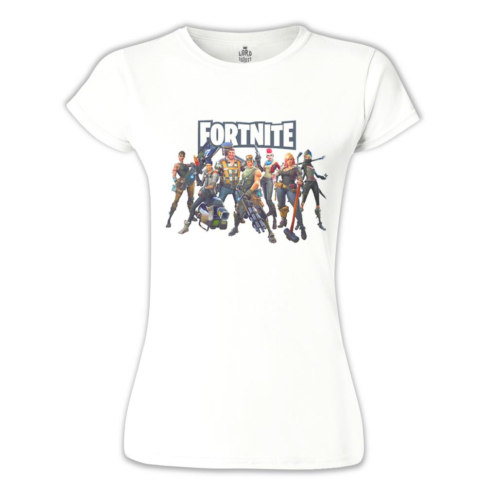 Fortnite - Dream Team Beyaz Kadın Tshirt