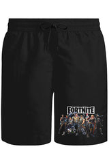 Fortnite - Dream Team Unisex Siyah Şort