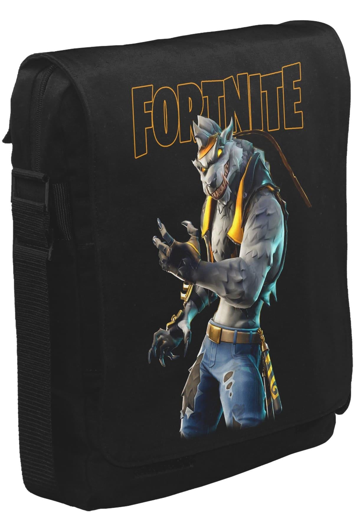 Fortnite - Epic Unisex Siyah Postacı Çanta