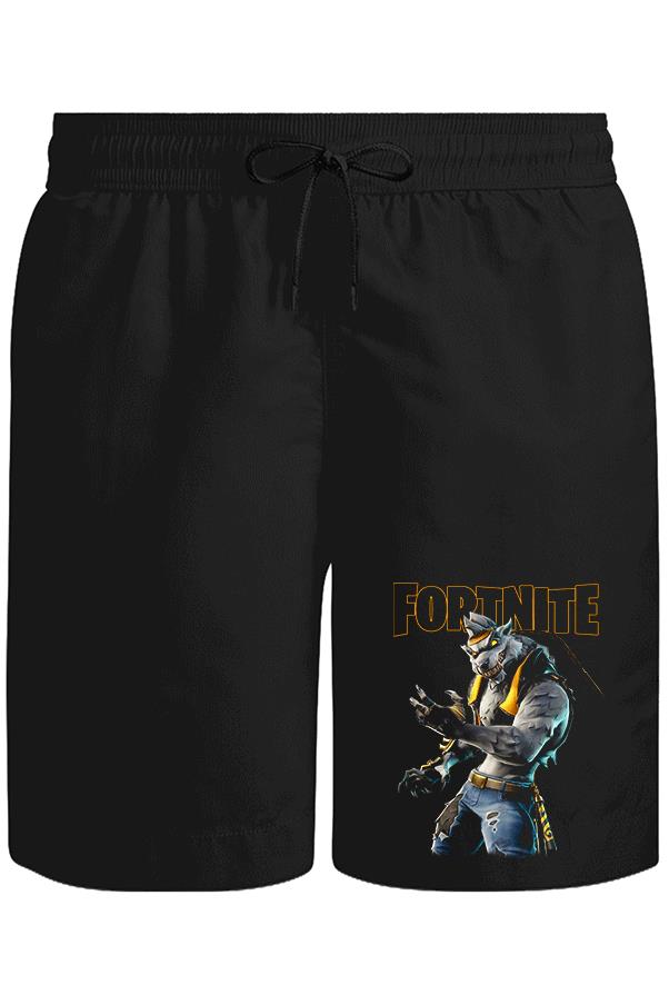 Fortnite - Epic Unisex Siyah Şort