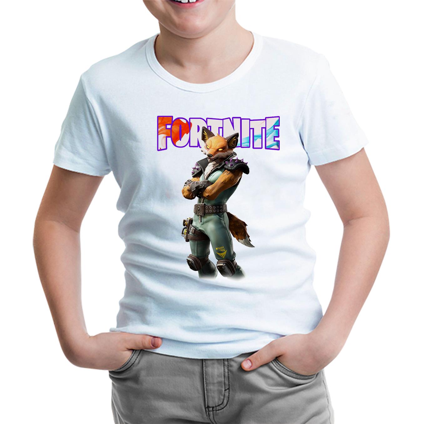 Fortnite - Fennix Beyaz Çocuk Tshirt