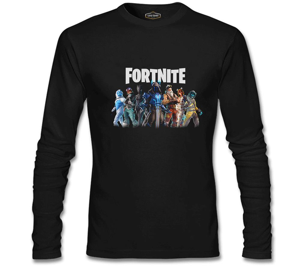 Fortnite - From Darkness Siyah Erkek Sweatshirt