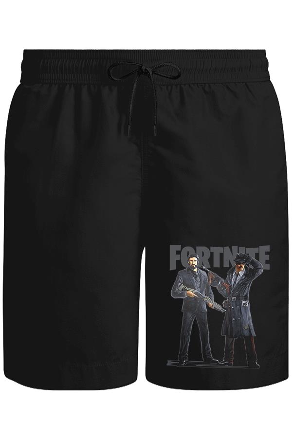 Fortnite - Gangs Unisex Black Shorts 