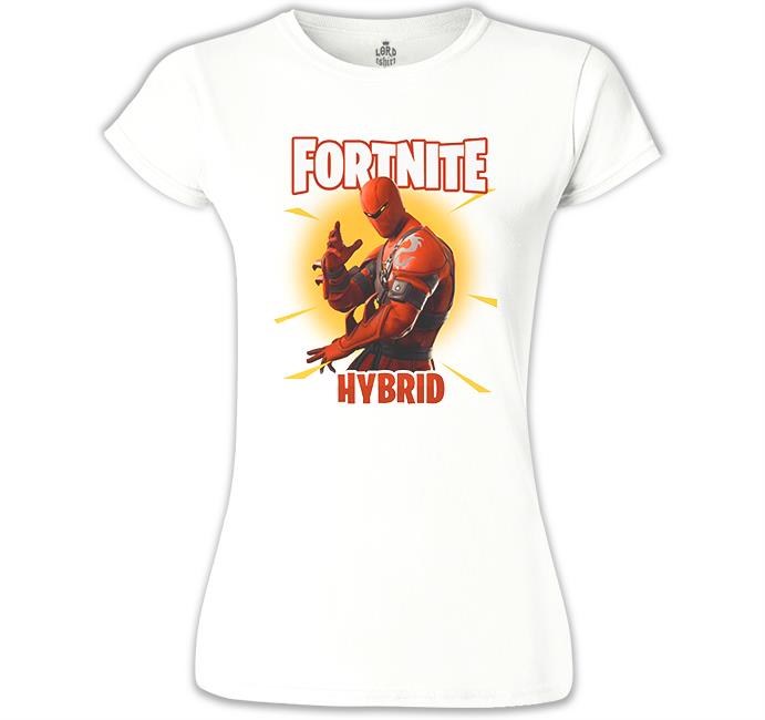 Fortnite - Hybrid II Beyaz Kadın Tshirt