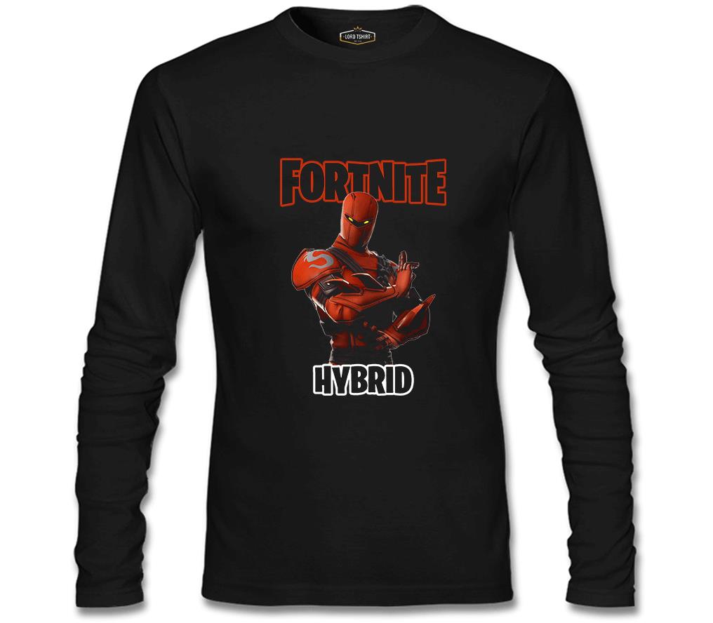 Fortnite - Hybrid Siyah Erkek Sweatshirt