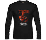 Fortnite - Hybrid Siyah Erkek Sweatshirt