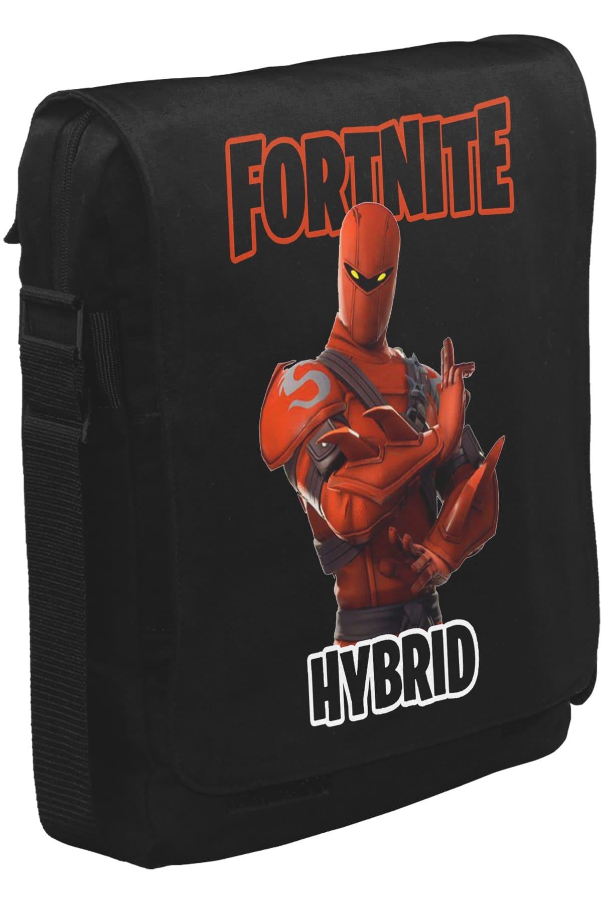 Fortnite - Hybrid Unisex Siyah Postacı Çanta