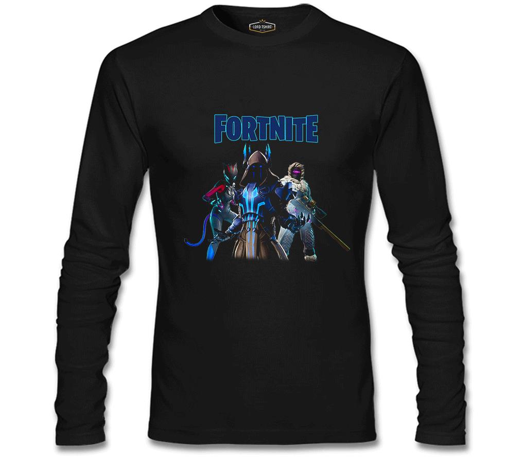 Fortnite - Ice King Siyah Erkek Sweatshirt