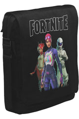 Fortnite - Maps Unisex Siyah Postacı Çanta