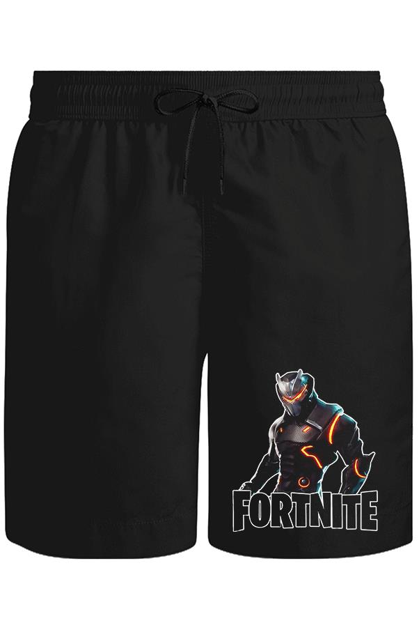 Fortnite - Omega Unisex Siyah Şort