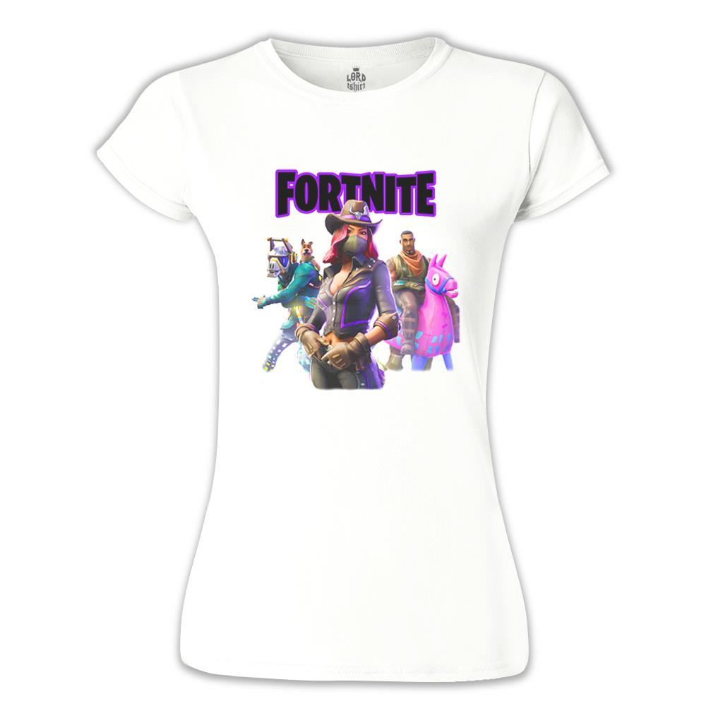 Fortnite - Pets Beyaz Kadın Tshirt