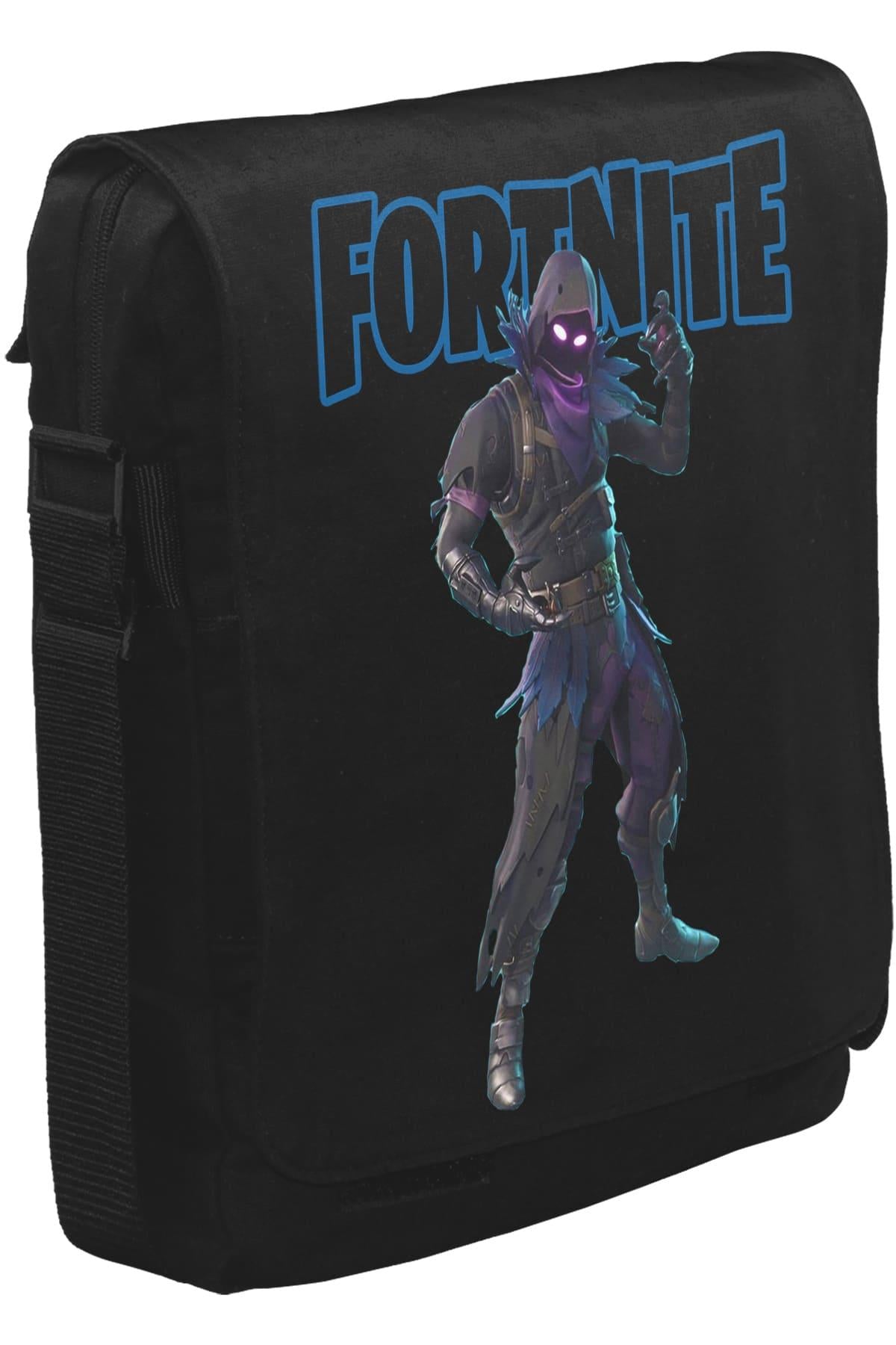 Fortnite - Raven Unisex Siyah Postacı Çanta