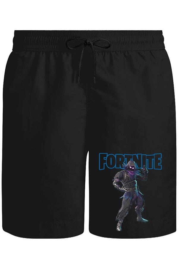 Fortnite - Raven Unisex Siyah Şort