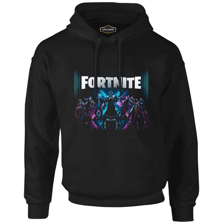 Fortnite - Season X Black Men's Zipperless Hoodie