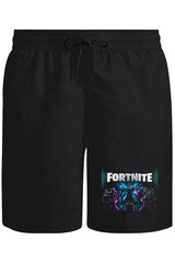 Fortnite - Season X Unisex Siyah Şort