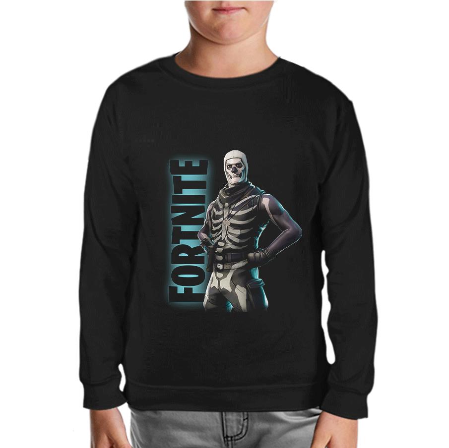Fortnite - Skull Trooper Black Kids Sweatshirt