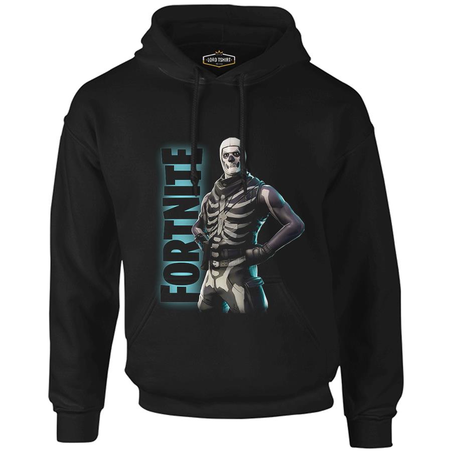Fortnite - Skull Trooper Black Men's Zipperless Hoodie
