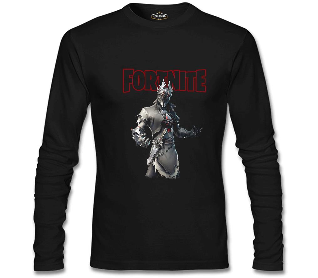 Fortnite - Spider Siyah Erkek Sweatshirt