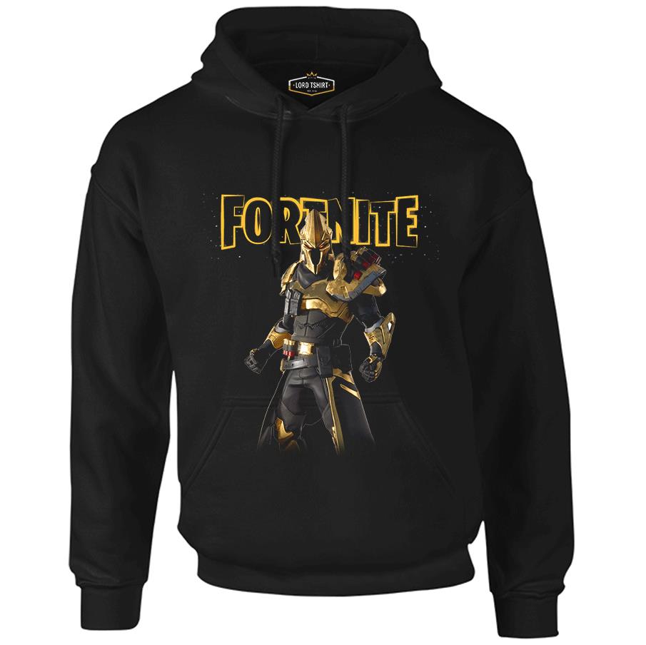 Fortnite - Ultima Knight Black Men's Zipperless Hoodie