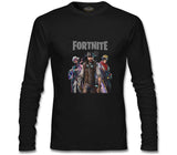 Fortnite - Weapons Siyah Erkek Sweatshirt