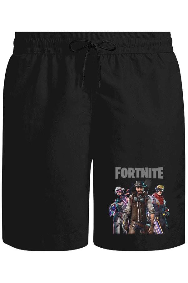 Fortnite - Weapons Unisex Siyah Şort