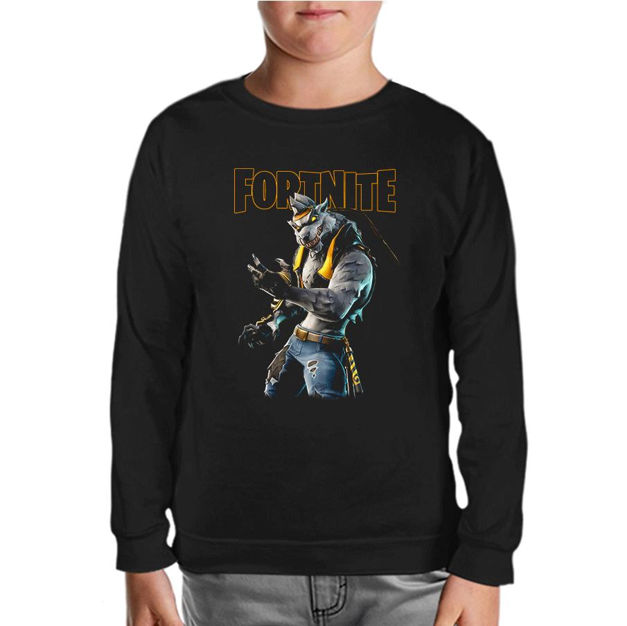 Fortnite - Wolf Black Kids Sweatshirt