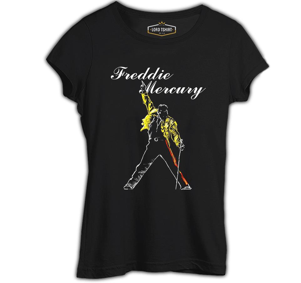 Freddie Mercury - King of Queen Black Women's Tshirt