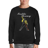 Freddie Mercury - King of Queen Black Kids Sweatshirt