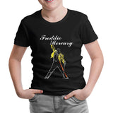 Freddie Mercury - King of Queen Black Kids Tshirt