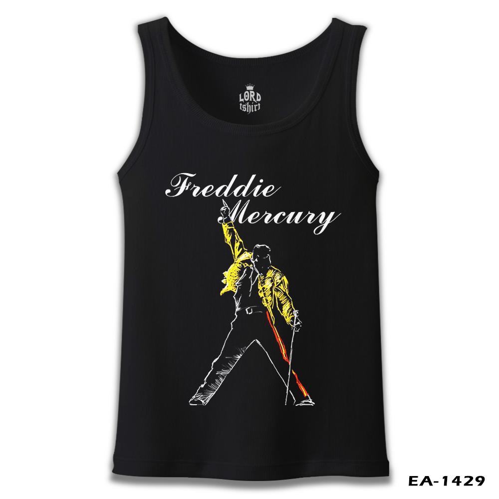 Freddie Mercury - King of Queen Siyah Erkek Atlet