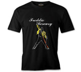 Freddie Mercury - King of Queen Black Men's Tshirt