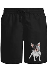 French Bulldog Unisex Siyah Şort