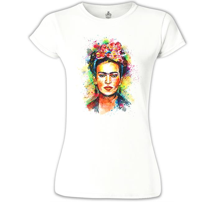 Frida Kahlo 2 Beyaz Kadın Tshirt