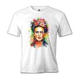 Frida Kahlo 2 Beyaz Erkek Tshirt