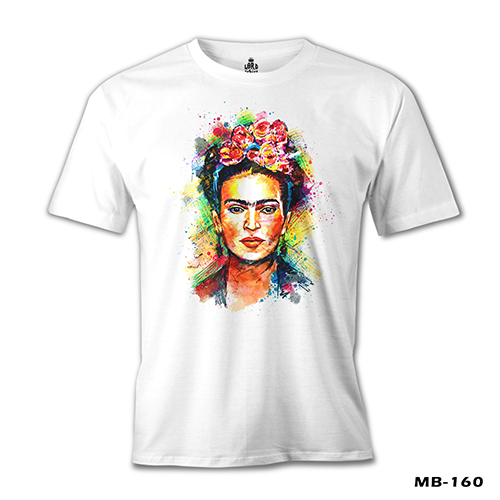 Frida Kahlo 2 Beyaz Erkek Tshirt