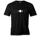 Full Moon Double Half Black Men's Tshirt