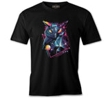 Full Turn - Owl Black Men's Tshirt