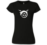 Fullmetal Alchemist Siyah Kadın Tshirt