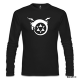 Fullmetal Alchemist Siyah Erkek Sweatshirt