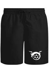 Fullmetal Alchemist Unisex Siyah Şort