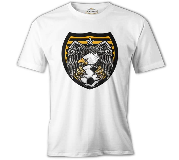 Futbol - Top Pençe Kartal Beyaz Erkek Tshirt