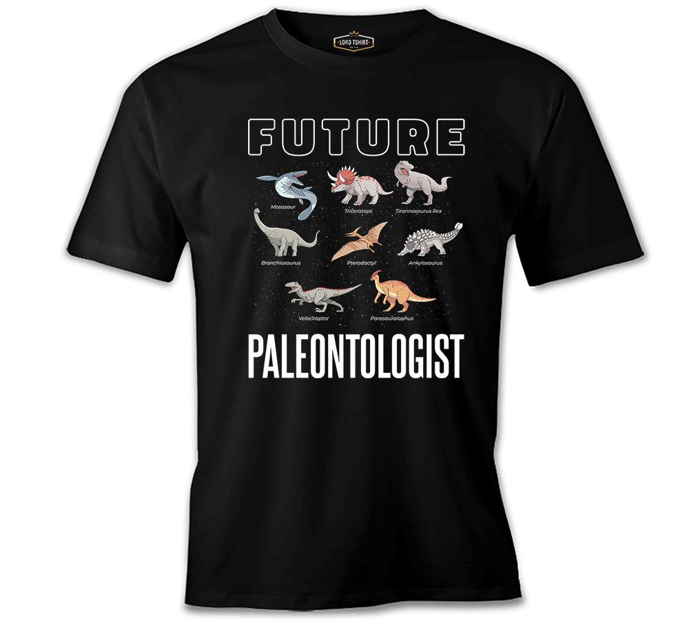 Future Paleontologist Siyah Erkek Tshirt