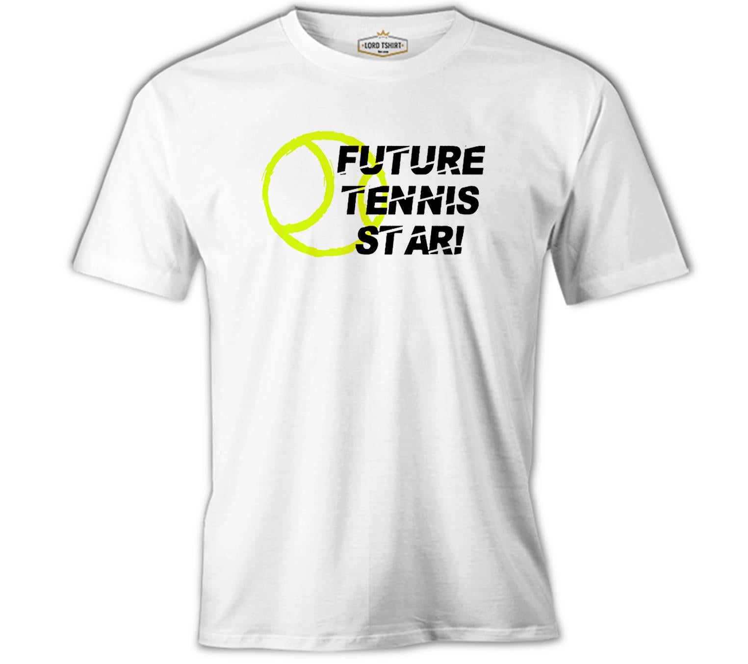Future Tenis Star Beyaz Erkek Tshirt