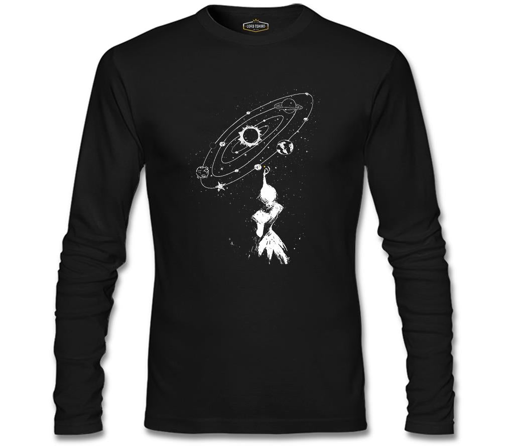 Galaxy Black Men's Sweatshirt