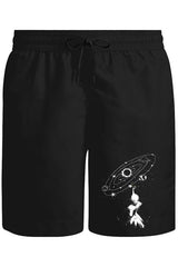 Galaksi Unisex Siyah Şort